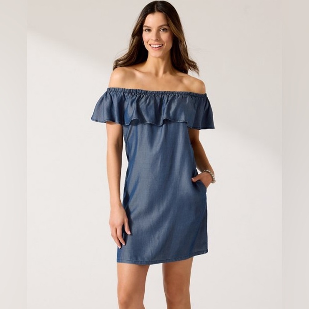 Tommy Bahama Soft Blue Tencel Shirt